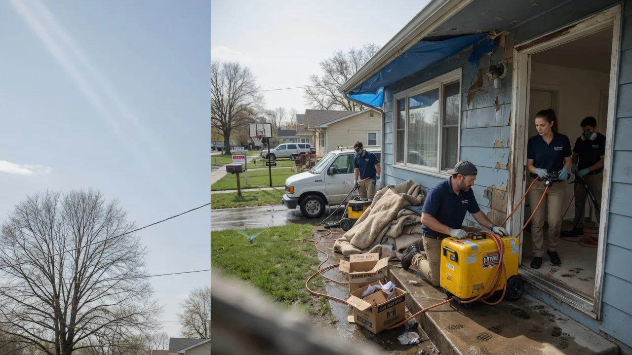 Basement Flood Cleanup in Breeding, KY near me